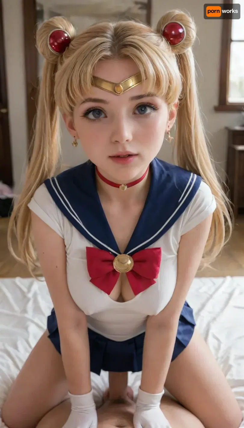 18 years blond girl in livingroom, Cosplay Sailor moon., moon_a_xl, double, bun, twintails, long, twin, tails, blonde, parted, bangs, circlet, jewelry, earrings, choker, sailor, senshi, uniform, red, bow, white, gloves, elbow, blue, skirt, <lora:セーラームーン Sailor Moon  (Pretty Soldier Sailor Moon)_XL:.8>, wxpippper, <lora:piperXL:.8>, flashing tits, orgasmic face, daddy fuck her Doggystyle, most orgasmic face, skirtlift, <lora:skirtlift_xl:.8>, dggy, girl, pov, penis, <lora:dggy:.8>, <lora:Wet_Makeup__Runny_Mascara-000006:.8>