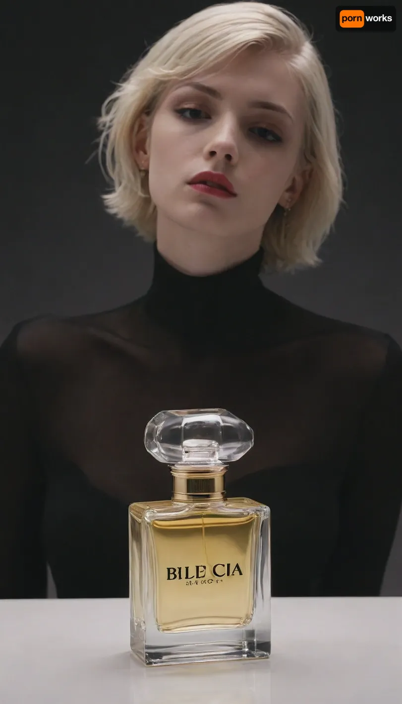 ziprealism, (avant-garde high fashion esthetic, surreal:1.4), (loose closeup, fragrance commercial, perfume advertisement, Balenciaga, Gucci:1.8), (bleach blonde hair with dark roots, short hair, swept-back hairstyle, thin angular eyebrows, dark eyebrows), (cleavage, huge breasts:1.4), Stable-Yogis-Makeup-Enhancer-XL, (zavy-slhtt, silhouette, chromatic abberation:1.8), <lora:zavy-slhtt-sdxl:.8>