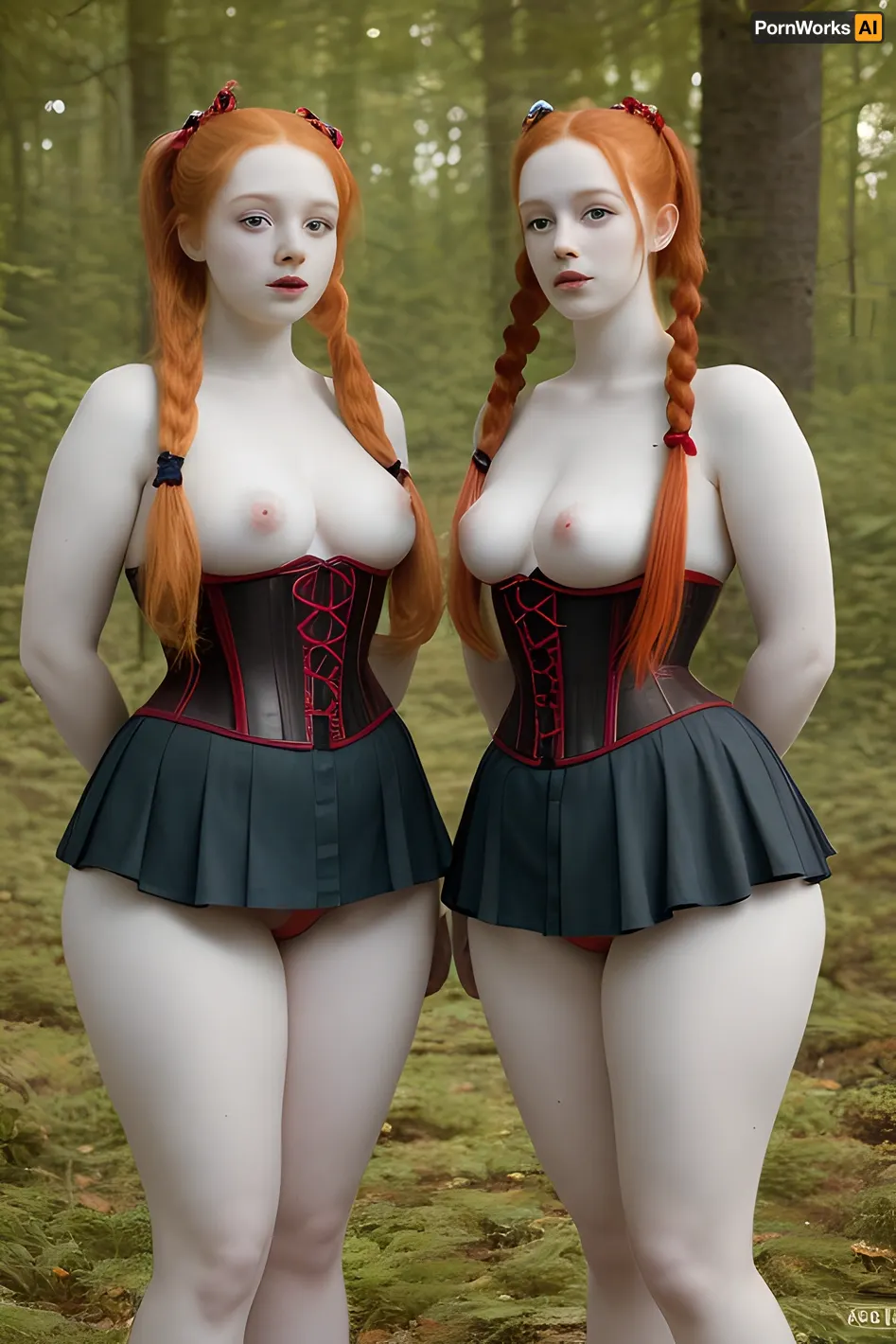 Two identical twins stumbled upon an AI-generated porn site that featured their exact twin sisters. They were both turned on by the idea of being able to see themselves naked and decided to use the AI-generated porn site as a way to explore their sexuality