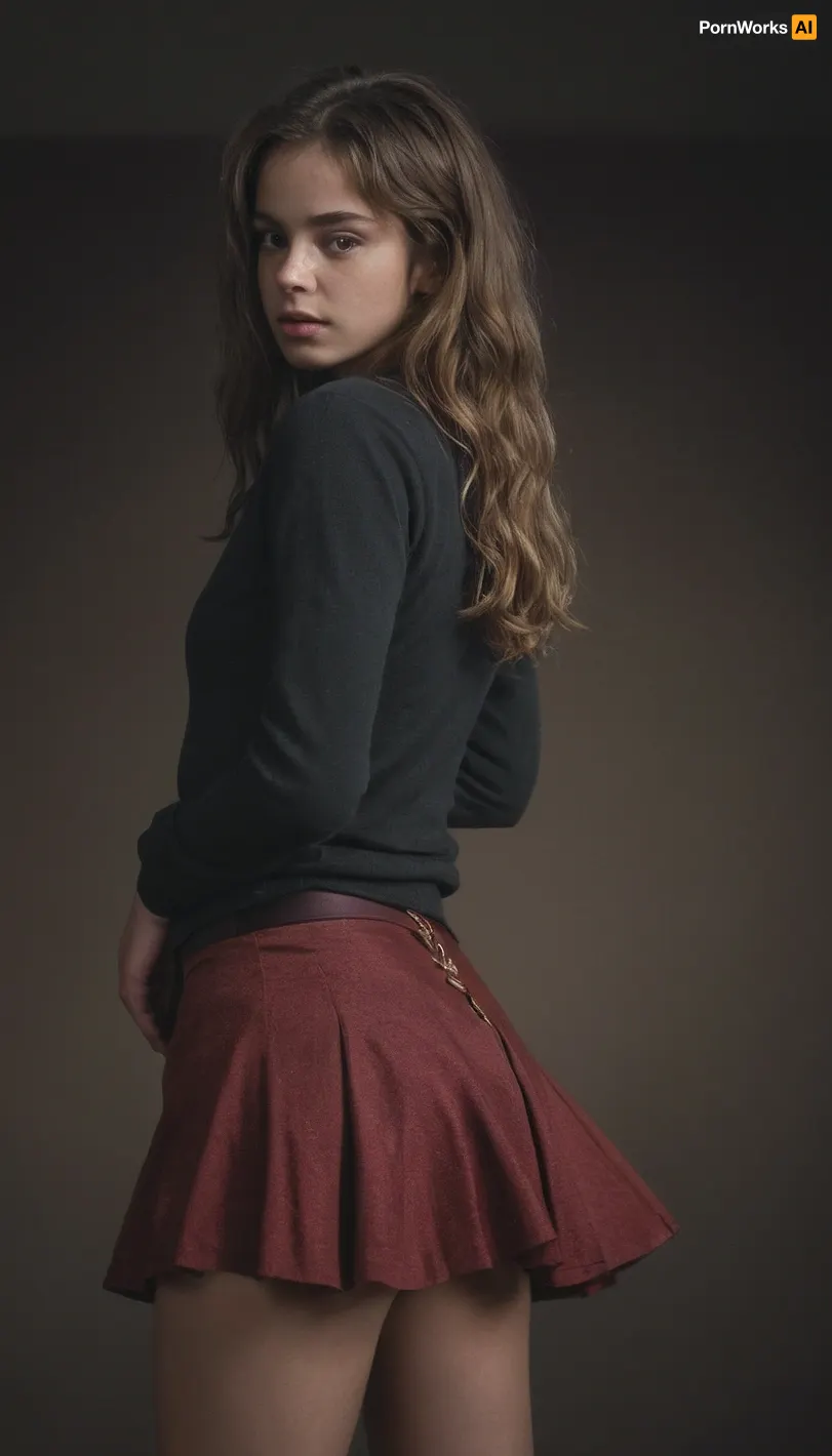 Hermione Granger, a young woman with bushy hair and a bookish demeanor, was known for her intelligence and dedication to her studies. But one day, she decided to take a break from studying and indulge in some self-ple