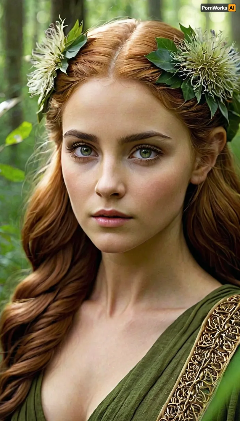 Elara was a guardian spirit of the forest, with hair as green as the leaves and eyes that sparkled like diamonds. She had been watching over the forest for centuries, keeping it safe from harm and ensuring its well-being. Her beauty sho