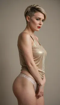 a cartoon drunk soviet mature woman, ((solo)), 1/2 body view, (((face focus))), ((view from side)), ((completely clothing)), ((in bordello outfit)), (blonde HAIR IN A HIGH TOP PIXIE CUT:1.4), 40 years old, perfect face, ((sad:1.3)), ((milf:1.4)), small breasts, blue eyes, makeup, red lipstick, ((standing)), in Wasterland bordello, (beauty WOMAN:1.2), (((flashed her panties))), (Style, Classic Cartoon Animation, 2D Animation, Cel Animation Lighting, Flat, Even Lighting Composition, Medium Shot, centered Details, Bold Outlines, Simple Shading, Expressive Facial Features, Wondering Expression Quality, High Quality Cartoon, Vibrant Colors), m4g1calpunk, fantasy-themed, cosmic, <lora:580159_training_data:.5>, <lora:magicalPunk_LoRA_v1.0_34e:.8>