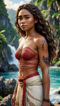 8k, score_9, score_8_up, score_7_up, FILM PHOTOGRAPHY STYLE, cinematic photo photo woman, professional portrait photography, Sina from "Moana", full body view, <lora:detailed_notrigger:2>, <lora:add-detail-xl:.8>, <lora:LCMTurboMix_Euler_A_fix:.8>, <lora:677862_training_data:.8>