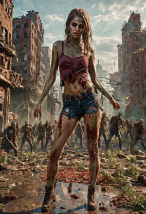 In a post-apocalyptic world, people danced like they had never danced before - full body movements that brought hope to those who dared to survive. In this world where everything was stripped away, dancing became a way for people to connect with