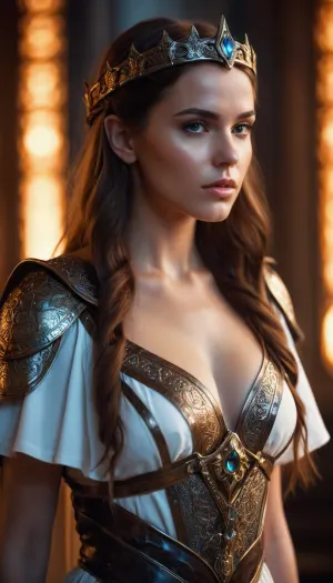 年轻的女人 穿着黑色长袍 跪在黑暗神灵的祭坛前 她悄悄地向她的神祈祷,然后伸手去触摸祭坛上的发光水晶. 突然,她感觉到能量的涌现