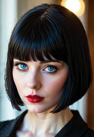 La bella ragazza goth con bobcut nero, occhi blu, e rossetto rosso era seduto nella sua stanza quando ha ricevuto un messaggio dal suo amico. Ha letto: "Ho bisogno di alcune foto porno al più presto." La ragazza sorrise e rispose: 
