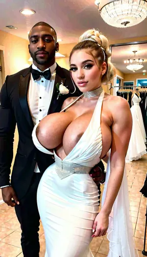 The young girl was scrolling through her phone when she stumbled upon a picture of a beautiful woman with big breasts and a perfect hourglass figure. She couldn't help but feel envious of the woman's beauty and wished she could look like that too