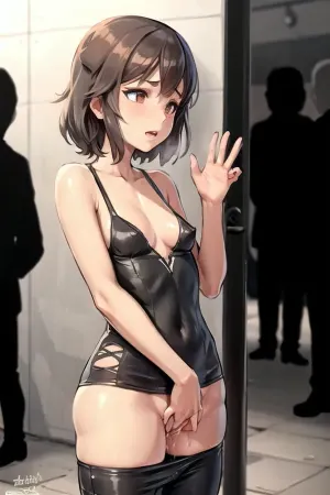 莎拉通过手机滚动,发现一个乳房大的女人的形象. 她忍不住嫉妒那女人的完美身体 希望她也能有这种身体