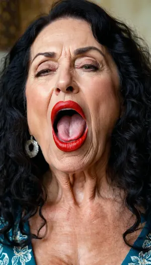 一个长卷发黑发的女人 满是海员 已经69岁了