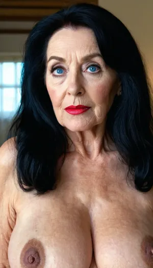 La donna era una vera bellezza, con i suoi lunghi capelli neri e gli occhi blu. Aveva un grande rossetto rosso che le ha fatto sembrare ancora più sexy. La sua pelle era liscia e morbida, e aveva una grande tette finte che erano perfette per