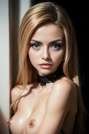 一种超细的AI生成的超细现实的自然小可爱,具有完美的皮肤纹理,完全对称的面孔,完美细致的化妆,完美地组成了灯光和阴影,完美细致的晶体清晰的焦点