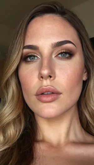 Uma jovem com um corpo perfeito e características deslumbrantes foi o centro de atenção na festa. Ela usava um vestido apertado que acentuava suas curvas, e seu cabelo longo fluiu para baixo em ondas soltas. Enquanto ela se misturava com os convidados,