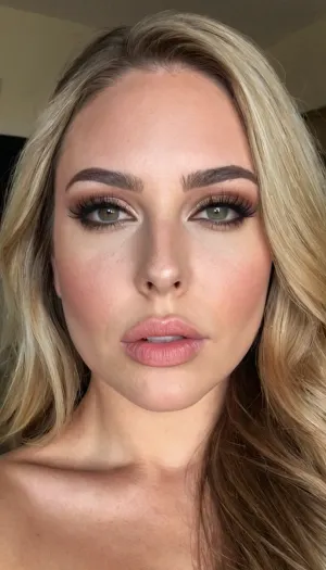 A foto 8k do rosto detalhado de Tru Kait, com um tamanho detalhado épico do nariz e linha de nariz detalhada épica, uma foto da vida real da resolução máxima épica do padrão natural detalhamento absoluto em lábios, um raiz de alta qualidade do nariz