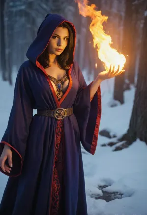 In the frozen lands of DIABLO, a mage robed in black stood before a group of monsters. With a flick of her wrist, she summoned forth a powerful fireball that incinerated the horde. As she turned to leave,