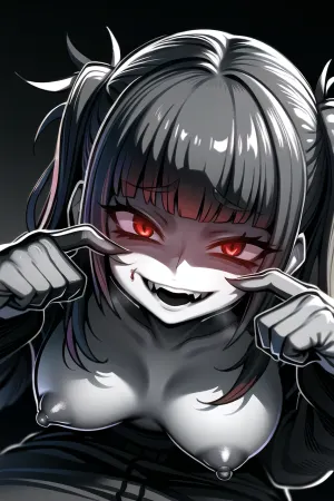 최고 품질의 포르노 그림은 최고의 품질과 애완 동물 소녀를 특징으로하는 걸작이었다. 그녀는 그녀의 얼굴에 seductive 미소를 가지고, 그녀의 모습을 더 에로틱. 그녀의 몸은 린 과 toned, 그녀는 섹시한