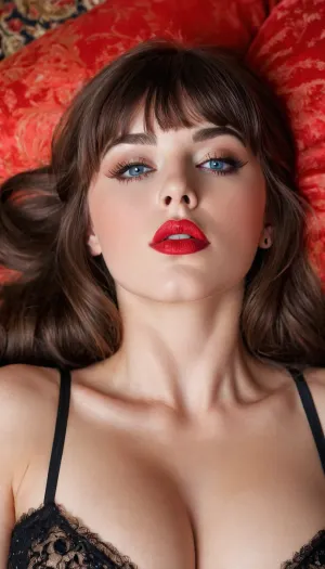 25 yaşında Uzun sarışın saçları olan Fransız kız, mavi gözler ve doğal bir büyük göğüsler, yaratılan bir porno resminin konusu. Sağ gözü ve sol gözündeki sahte gözlerde ağır gözü var