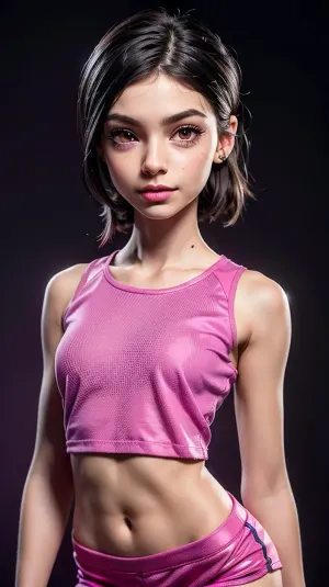 AI yüksek çözünürlüklü, ultra yüksek tanım ve küçük burun içeren bir kadının pornografik bir resmini üretti. Uzun göz atmıştı, ağır göz, siyah gözler, küçük vücut tipi, simetrik yüz ve küçük burunla baş. Onun Her Onun Her