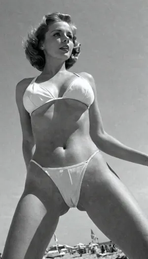 В 2050 году Джейн Джетсон была на пляже со своей семьей. Она носила супер сексуальный купальник, который показывал ее изгибы и делал ее похожей на богиню. Когда она играла на песке, она не могла не заметить