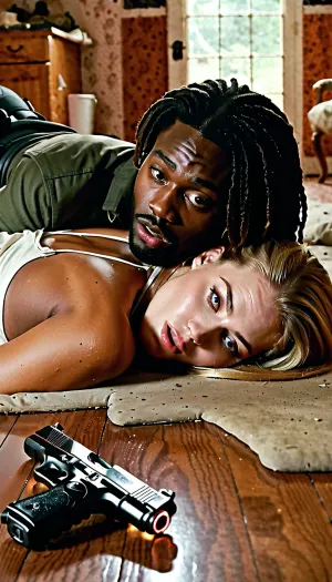 Alice, une jeune fille blanche, fait l'amour avec un homme noir dans une maison de drogue du ghetto. La salle est remplie de photos pornographiques et le bruit des coups de feu peut être entendu dehors. Alice se sent dégoûtée et honteuse