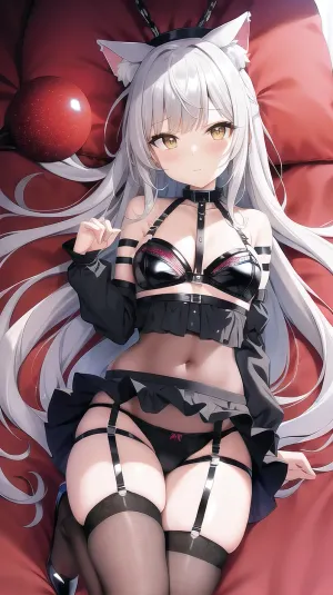 艺术家用独特的材料进行了实验,为她最新的艺术作品创作了一套惊人的服装. 她用不同的组合材料进行实验,直到她找到完美的组合来创造出惊人的服装. 当她工作时,迷你裙和窒息器