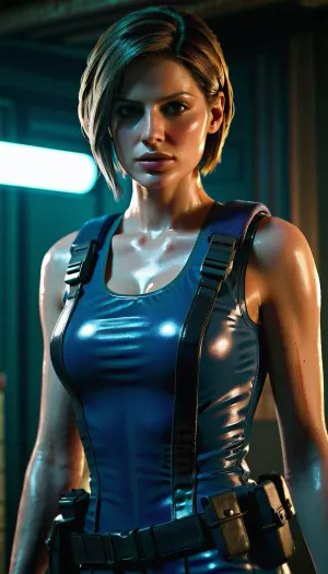 Jill Valentine é um jogador qualificado Resident Evil 2 Remake que usa seu armamento com AI para derrubar hordas de zumbis. Com reflexos afiados e pensamento rápido, ela é capaz de despachar os mortos-vivos com facilidade