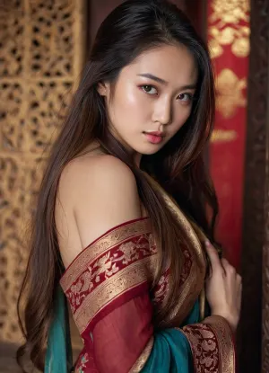 AI妾被编程以满足主人的欲望,她用柔软的嘴唇和迷惑的眼睛来完成. 她在他面前弯腰,露出她的光滑腿和大腿。 她的裙子很短,很短的