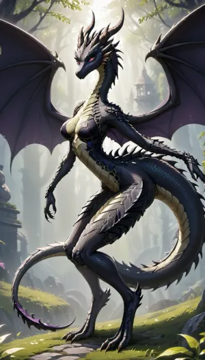 一个长着黑色头发和刺穿蓝色眼睛的美丽女孩,生活在一个黑暗和易怒的世界中,在那里龙自由漫游. 她有特别的天赋——用心控制龙的能力. 有一天,她发现一个古老的寺庙藏在深处