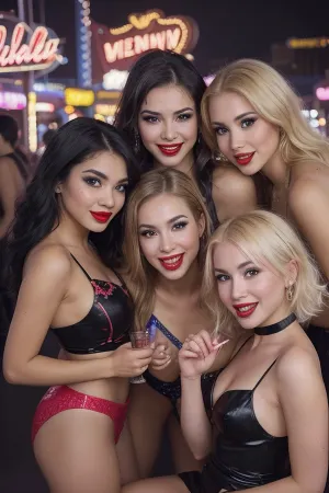 Las Vegas La vie nocturne : une photographie glamour et glitzy