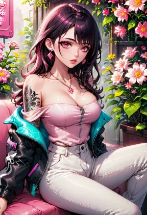 Kız odasında yalnız oturuyordu, telefonunun üzerinden kaydırdı. Birden kapıda bir vuruş duydu. O, denemek için yeni bir mücevher parçası getiren komşuydu. Onu kaybedince, o