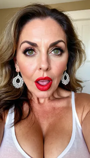 Il 65enne BBW con caratteristiche esotiche e corpo voluttuoso amava mostrare la sua figa piena e succosa nella sua biancheria sexy. Lei stava urlando in piacere mentre lei ha scattato la foto con il suo smartphone