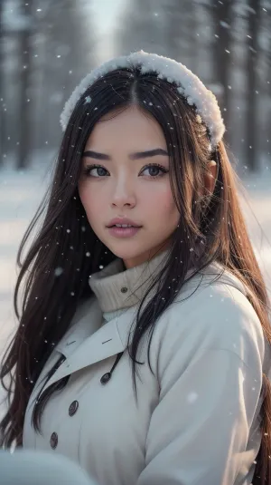 105000000100060.0, score_9, score_8_up, score_7_up, cinematic film still, beautiful woman, no make up, winter outfit, blush, black hair, head tilt, hair blowing in the wind, arctic circle snow drift, snowing, snowflakes, cold, chill bumps, approaching perfection, dynamic, highly detailed, smooth, sharp focus, intricate details, shallow depth of field, vignette, high budget, bokeh, cinemascope, moody, epic, gorgeous, film grain, grainy