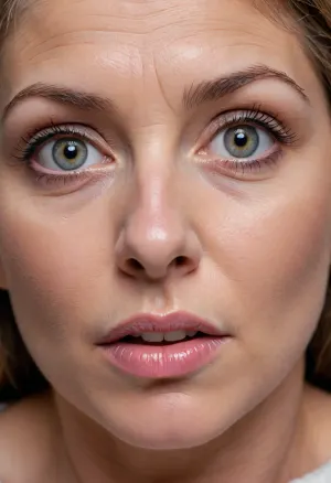 Mature woman, 60 years old, (open mouth), (chin resting on her bed with her big ass filling the frame behind her face, facing directly into the camera, plow cam, face down ass up), (ultra realistic, realistic, photorealistic, photo realistic, photorealism, photo realism), (maximum quality, ultra-detailed, insanely detailed, highly detailed, high quality, uncompressed, raw source photograph, raw image, dslr), (highly detailed eyes, high resolution eyes, high quality eyes, highly detailed hair), (same color eyes, symmetric eyes, matching eyes, detailed eyes, detailed iris, detailed pupils, limbal ring around iris, perfectly round iris, perfectly round pupils), (expressive eyes, striking eyes, captivating eyes, mesmerizing eyes, glittering eyes, Fae eyes)