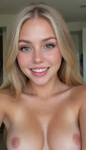 (solo woman, amateur aesthetic, shot with an iphone:1.6), (mischievous girlfriend, naughty girlfriend, feisty grin:1.8), (natural breasts, pale breasts, tan lines, soft breasts:1.5), (focus on breasts), (ash blond hair, hair cut in stylish textured layers), (playful pose, teasing pose), ziprealism, <lora:add-detail-xl:1.5>, igbaddie, <lora:igbaddie-XL:.8>