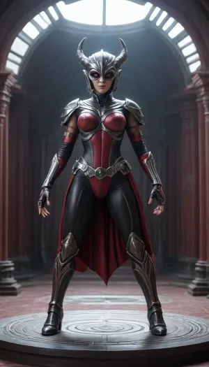 (hybrid fusion:2), darth vader, Alexstrasza, full body view