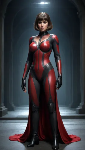 (hybrid fusion:2), darth vader, Velma Dinkley, full body view