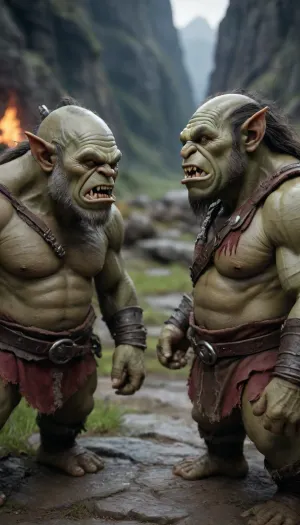 The Orc gods Gork and Mork