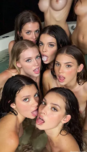 candid amateur photo, ((wide view from above:1.5)), ((lesbians 6girls:1.5)), 23yo beautiful French babes, anorexic bodies, long balayage blonde hair with bangs, orgy at jacuzzi, looking provocative to each other, ((inside a foamed jacuzzi)), ((outdoors)), ((dark luxurious jacuzzi party in yacht)), ((violet neon lighting the jacuzzi)), ((sex in pairs of 2)), ultimate orgy realism, poor lighting, at night, dark, night, realistic detailed skin texture, focus on realistic face, stunning eyes. Pale skin, very wet hair, sweaty hair, dirty hair, very wet faces, very wet bodies, very wet messy makeup, skinny anorexic bodies, wearing tiny microbikini, small tits, narrow waist, cum everywhere, cum on faces, cum on tits, long legs., fffffff, (((All 6girls in picture doing orgy))), ((no man:1.5)), Angel faces. Perfect realistic faces., ((High details faces:1.5)), 4ng3l, 6girls, 6 girls, licking ass, rimming, fingering, touching, supermodel, face, big, lips, <lora:315758_training_data:1.1>, <lora:SDXL_BetterFaces-LoRA_v1:.8>, <lora:Beautify-Supermodel-SDXL:.8>
