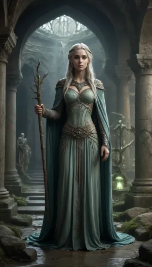 Whispers from the past: the elven guardian in the catacombs of silence