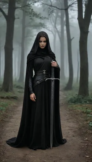 Stylish capture: a nazgul woman in hobbitland - the enigmatic beauty of stvmccrr's photography
