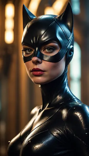 Catwoman, full body, <lora:Midjourney Image Enhancer XL v1:.8>