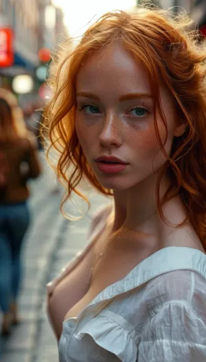 masterpiece, award winning photo, detailed face, realism, passion, lust, ultra realism, UHD 8K, extreme realism, maximum detail, most beautiful, sweet and petite, woman, random strangers on the street, a ptoho of women walking on the streets, sexy woman, redhead, ginger, blonde, busy, walking, heind view, rear below, below view, focus on stunning ass, close up, superior body part, on a busy city sidewalk, wearing random clothes, street voyeur creepshot, voyeur, best quality, fine details, petite ass, perfect ass, <lora:add-detail-xl:.8>, <lora:MJ52:.8>, (with, blushing, cheeks:1)
