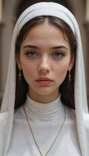 Catholics nun hotsquat