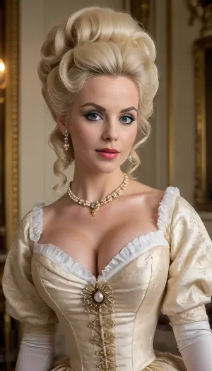 夜明けのエレガントなマリーアントワネット