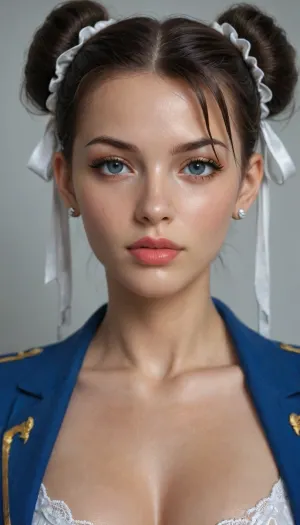 通りの戦闘機の実体: 霧のスタイルの下でchun liの神秘的な魅力