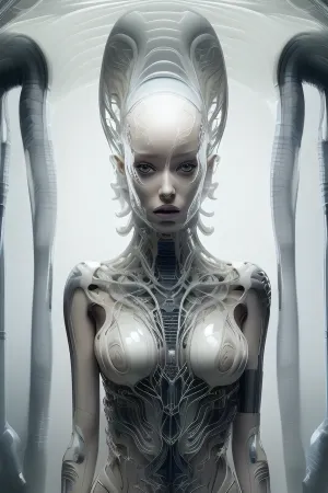 woman, black skin, xenomorph queen with human face, spread hands, chained to the walls, cell, black-skinned female, no tail, no hair, ((perfect woman face)), (((human face))), ((perfect human pussy)), pussy fucking, big dick, POV, human dick, fuck with man, high detail pussy, high realistic, beautiful 20yo woman face, ((front of head human from forehead transitioning to elongated back part xeno)), ((human face of beautiful woman with normal teeth and eyes)), oiled body, wet body, <lora:PSCowgirl:.9>, <lora:fantastic_characters_v4:.4>, <lora:alienskin:.7>