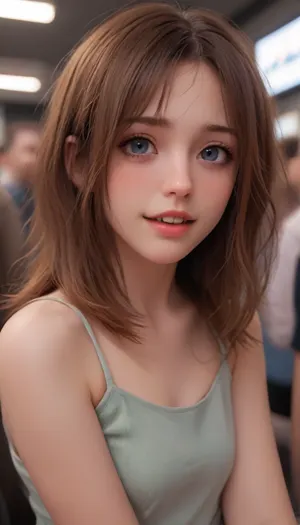 (((from, side))), (((horror, movie))), (((crowd))), ((big, screen)), ((hands, on, own, face)), ((cinema, seating)), mouthe wide open, Long Claws, reverse, cowgirl, white, cock, black, closeup, <lora:reverse-cowgirl-xl-2.0:1.8>, Cry, Smile, Smiling, Tongue, Sad, WTF, Screaming, Serious, Angry, <lora:Smile_and_Cry_XL:.8>, A beautiful anime-style young woman with fair, smooth skin and vibrant, shoulder-length red hair, styled straight with soft tips framing her face. She has large, expressive blue-grey anime eyes with a soft shimmer, long lashes, and subtly arched eyebrows. Her expression is gently alluring, with a slight smile and a calm, confident gaze.

She wears a delicate olive-green camisole with thin straps, slightly clinging to her figure, subtly hinting at her curves. A white strap from an undergarment peeks through. Her pose is casual yet charming, taken from a selfie-like, slightly top-down angle. A small silver lip piercing and a matching eyebrow piercing add a playful, edgy touch.

Visible tattoos on her left shoulder and right forearm feature elegant script and a heart design, adding depth and character. The background is a softly lit, blurred bathroom interior with light pastel tones, a towel draped on a wooden door, and a simple white stool with purple dots.

Style, Anime, semi-realistic with soft shading, clean lines, mildly seductive aura, warm indoor lighting, selfie perspective. Emphasis on elegance and character personality.