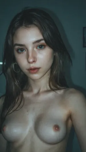 (light flash:2), (pale yellowish skin tone), (desaturated skin color), (real amateur party), (candid surprise Photo), (amateur photo), (off-guard Photo), (unedited raw Photo), (improvised pose), (back view), (side view), (close up), (taken from a Samsung Galaxy), Naked girl, big breast, shaved pussy, ALL body, hole pussy, vulva, opened pussy, spraed legal, (at night), (dark shed), (lights off), (Polaroid flash camera), (cool indoor lighting), (Direct flash photography), (Overexposed flash:2), (strong Shawdons), (Sharp Shawdons), (low contrast:2), (Noise in dark areas), (Shiny reflections on surfaces), (Sharp background), (Background in focus), (No background blur), (Clear background details), (Fluorescent lighting tint), (Cool white balance:1.3), (cyan-tinted shadows), (Artificial lighting with cyan hue), Scene-Queen, girl, Emo, Long, Hairstyle, Optional, Myspace, picture, badquality, olddigitalcamera, leak, film, grain, jpeg, artifacts, res, quality, 90s, style, 80s, Analogic, 1990s, concept, art, realistic, dark, theme, low, light, igbaddie, photo, portrait, raw, lighting, overexposed, harsh, flash, <lora:badquality_v02:.4>, <lora:Old_Digital_Camera:.9>, <lora:Portraits_and_beuty (1):.8>, <lora:Concept Art DarkSide Style LoRA_SeaArt Furry XL 1.0:.1>, <lora:igbaddie-XL:.8>