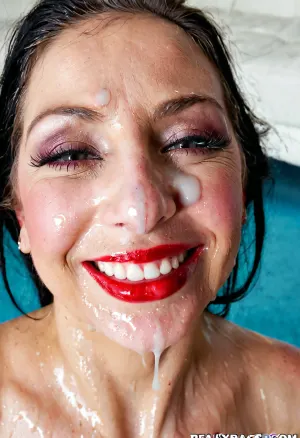 Unexpected grace: the cum-drenched smile of a real stacked 60-year-old grandmother