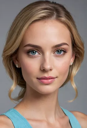 smooth fair skin, oval face shape with high cheekbones and softly angled jawline, narrow straight nose with subtly rounded tip, full lips with defined cupid’s bow and soft pink or nude tone, wide smile showing upper teeth with occasional defined dimple on cheek, almond-shaped light blue eyes with long curled lashes, subtle eyeliner and light brown eyeshadow, natural mascara, well-groomed medium-thickness eyebrows with soft natural arch and texture, dewy highlight on cheekbones, brow bone, and nose bridge, soft peach or natural blush on cheeks, symmetrical facial structure, straight or softly wavy blonde to light brown hair with center or side parting, clean hairline, warm and approachable expression, elegant accessories such as pearl drop or rhinestone earrings, minimalistic jewelry like a thin chain necklace, classic styling with garments like a fitted black turtleneck, warm and even lighting



—————————————————————————————————————————————, ((skinny fit tight body)), fitness model physique, tall woman body ————————————————————————————————————————————
woman, tall, of adult woman, (best quality), masterpiece, highres, 8k wallpaper, UHD, (high quality), (ultra-detailed), 8K, (highest quality), (finely detail), (perfect illumination), (best shadow), (best shot), (best illumination), (best shadow, best shadows), photographed by a Nikon Z7 II Camera