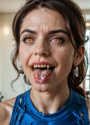 masterpiece, realistic, detailed, photorealistic, good lighting, pale veiny sexy fit milf, (dragon curse:1.13), ((cursed veins), (detailed bulging vein texture:1.13)), (possessed:1.15), (drooling saliva from her mouth:1.2), (dragon eyes), (very torn clothes:1.2), in a gym, (growing sharp dragon fangs), <lora:SDXL_Human_Male_Furry_Female:.8> masterpiece, realistic, detailed, photorealistic, good lighting, pale veiny sexy fit milf, (dragon curse:1.13), ((cursed veins), (detailed bulging vein texture:1.13)), (possessed:1.15), (drooling saliva from her mouth:1.2), (dragon eyes), (very torn clothes:1.2), in a gym, (growing sharp dragon fangs), <lora:SDXL_Human_Male_Furry_Female:.8>
